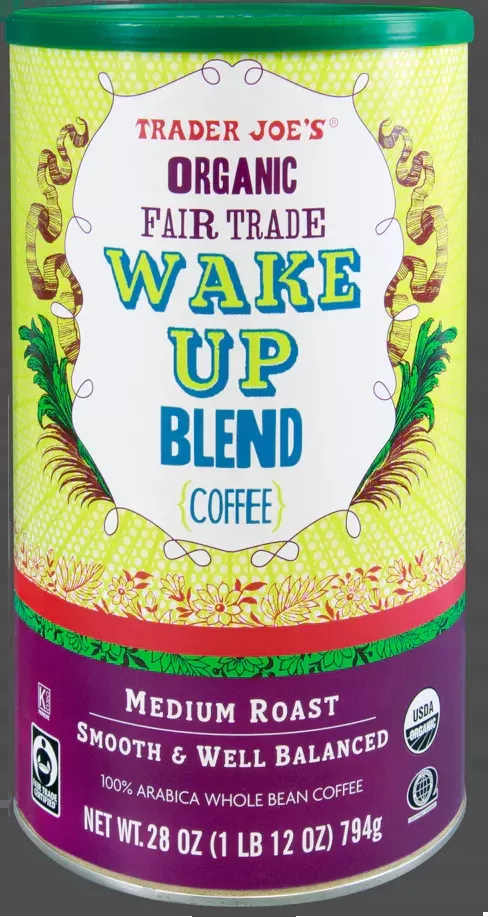 Organic Fair Trade Wake Up Blend Coffee 28 Oz