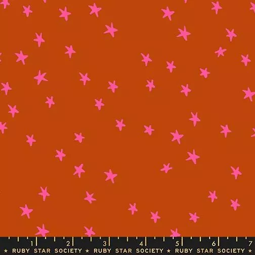 starry-in-cayenne-quilt-fabric-yardage-starry-collection-by-alexia-abegg-rs4109- 'Starry in Cayenne' Quilt Fabric Yardage ~ Starry Collection by Alexia Abegg (RS4109 82)
