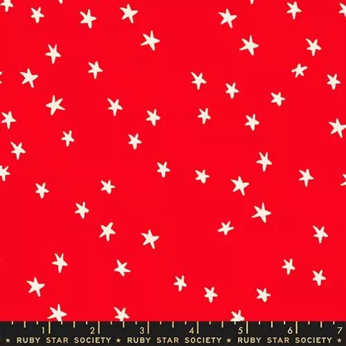 starry-in-ladybug-quilt-fabric-yardage-starry-collection-by-alexia-abegg-rs4109- 'Starry in Ladybug' Quilt Fabric Yardage ~ Starry Collection by Alexia Abegg (RS4109 74)