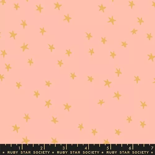 starry-in-peach-quilt-fabric-yardage-starry-collection-by-alexia-abegg-rs4109-68 'Starry in Peach' Quilt Fabric Yardage ~ Starry Collection by Alexia Abegg (RS4109 68)