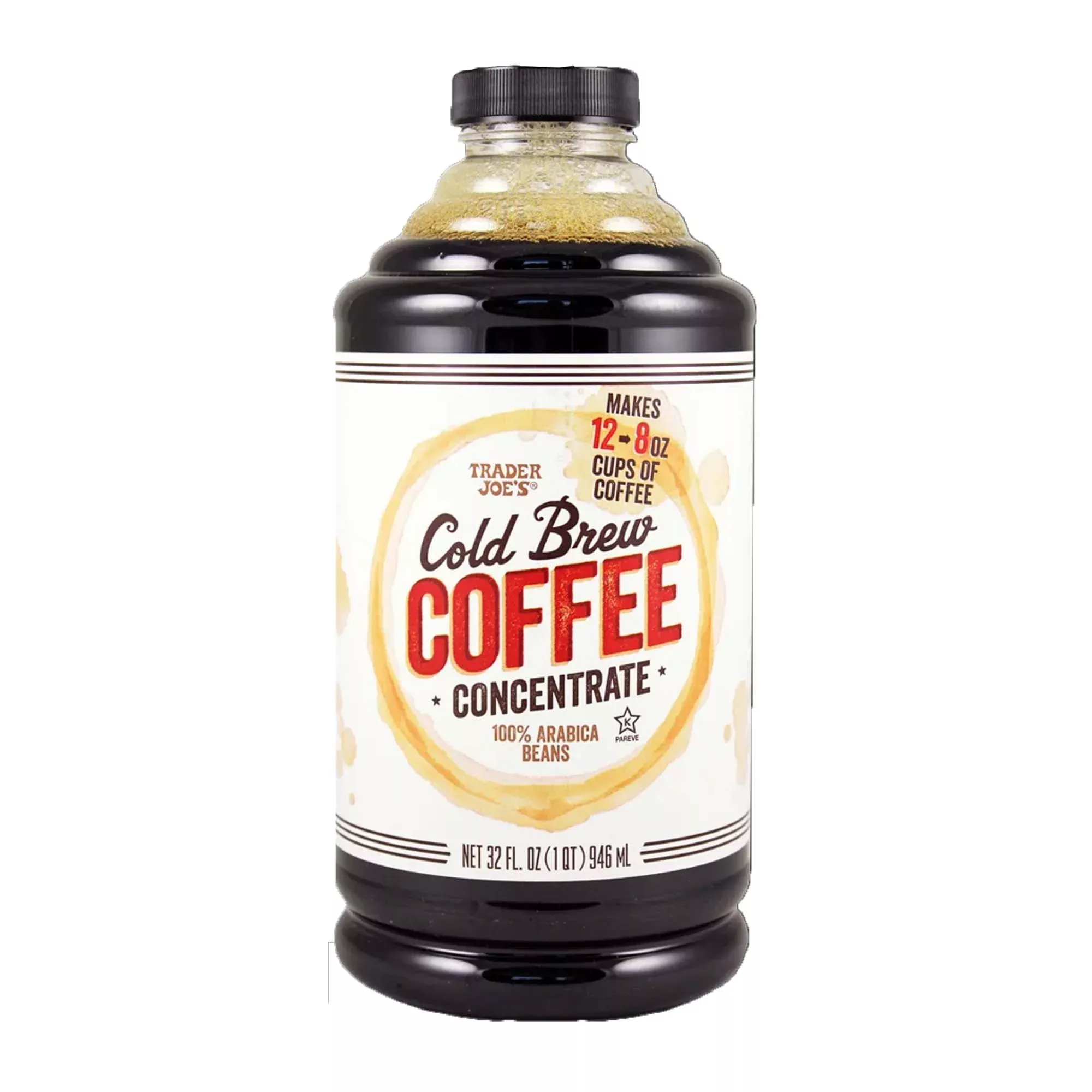 Trader Joe's Cold Brew Coffee Concentrate 100% Arabica Beans, 32 fl. o